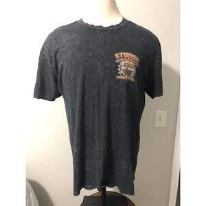 2016 Sturgis Rally Tee Shirt 76Th Years Motorcycle Rally  T Shirt Black XL Thin